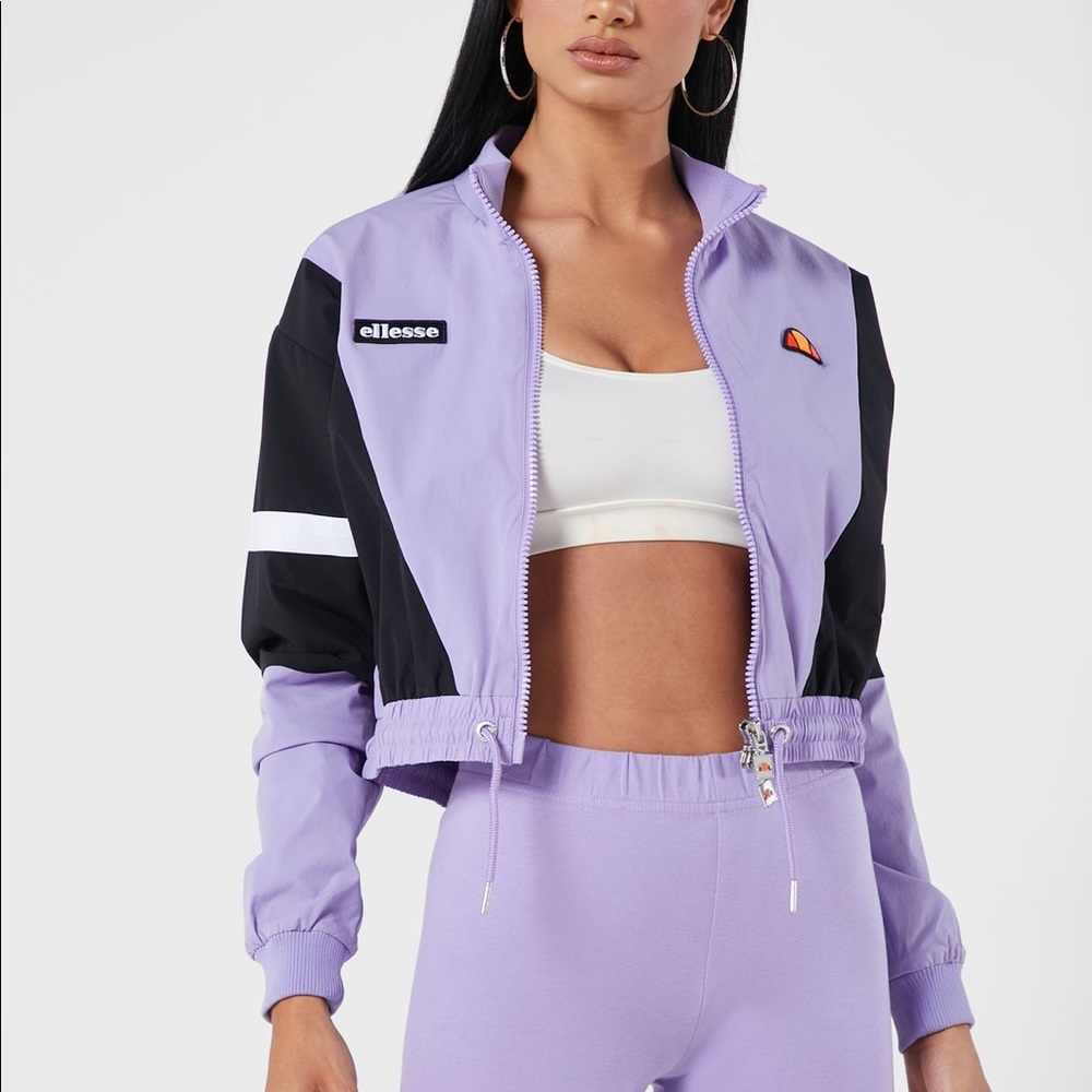 Ellesse Stephanie crop track jacket NWT XS